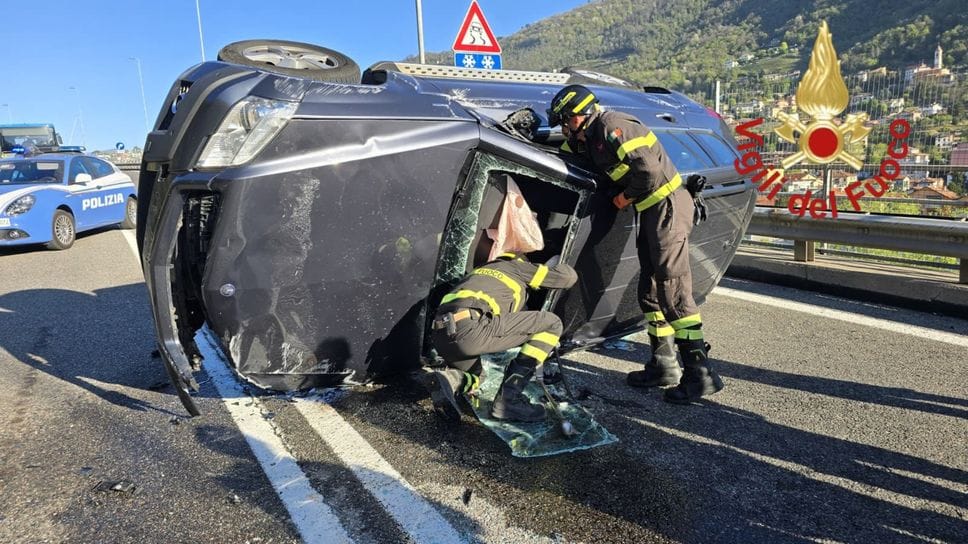 Incidente sulla rampa di accesso all’A9: riaperta dalle 11