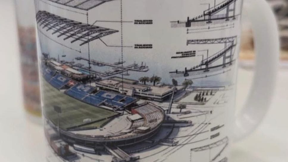 Como, spunta lo stadio  sulla tazza da the. Ma è un gioco