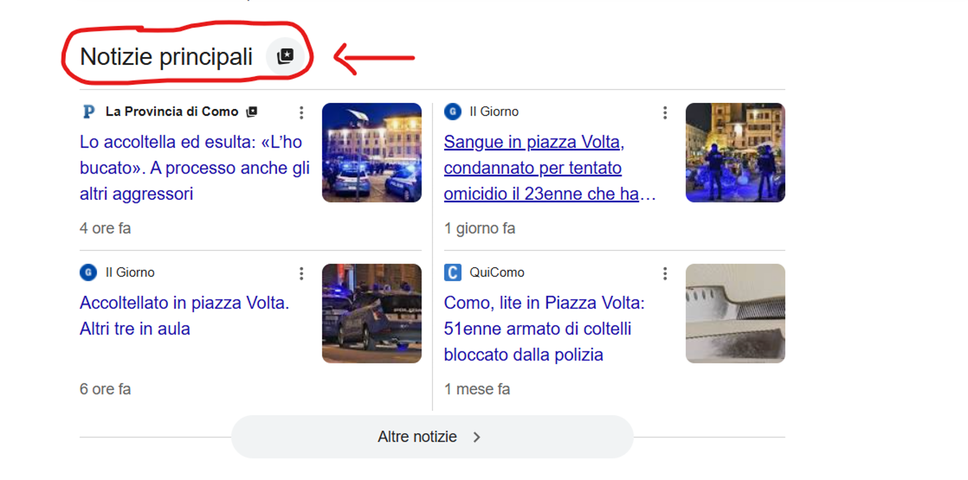 Le notizie de La Provincia di Como anche da Google: inserisci il nostro sito come fonte preferita