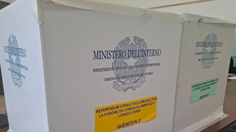 Referendum Lurago d’Erba-Lambrugo: il sì vince solo a Lurago, fusione bocciata 