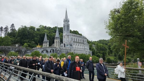 In 130 dalla diocesi di Como a Lourdes con Cantoni: «Vogliamo una Chiesa senza nemici»