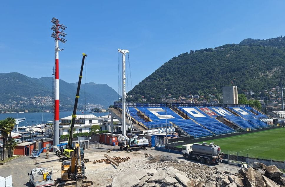 Sinigaglia e la nuova curva Ovest: i lavori accelerano