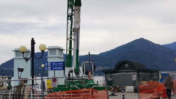Pontile di Griante, la conferma: riaprirà solo a luglio