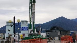 Pontile di Griante, la conferma: riaprirà solo a luglio