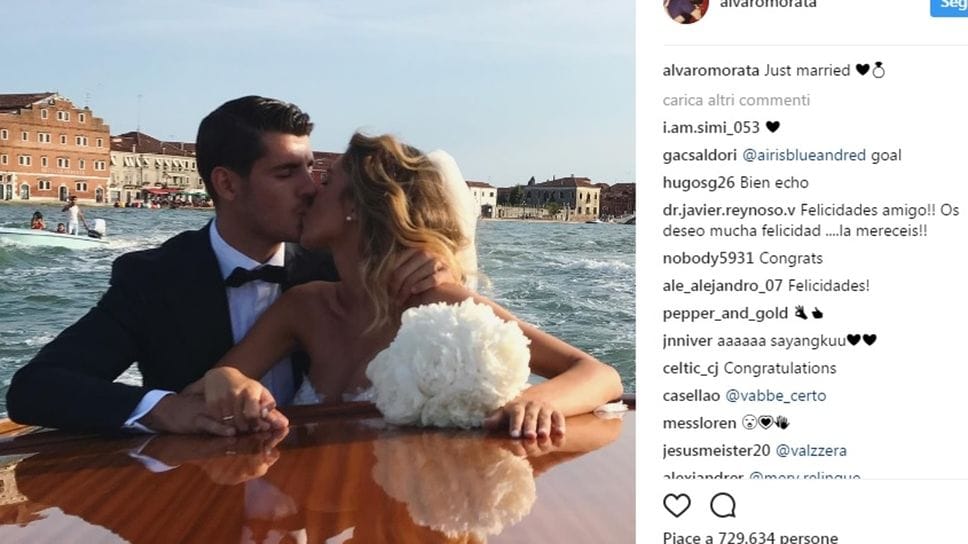 Álvaro Morata e Alice Campello sono tornati insieme