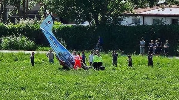 Cade un ultraleggero, gravissimi i due occupanti