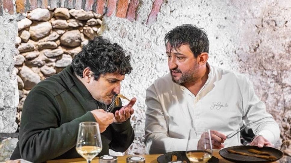 Chef Mauro Colagreco al ristorante Spluga di Sorico. E “Argenta” entra nel suo menù stellato 