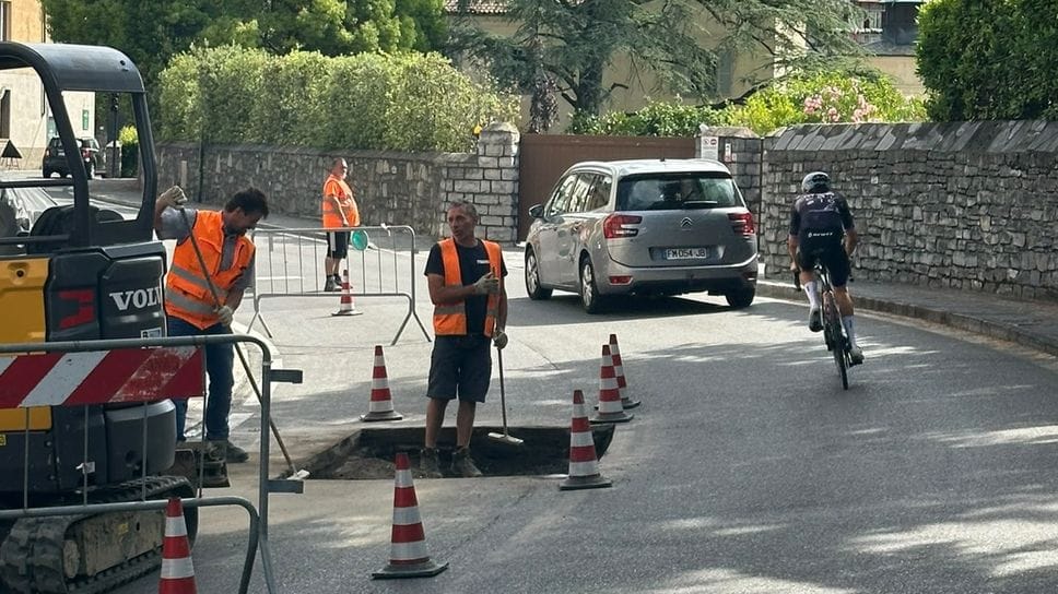 Avallamento sulla Regina: scatta il senso unico alternato a Isola di Ossuccio