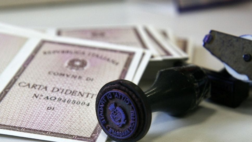 Le carte d’identità cartacee saranno valide fino alla loro scadenza