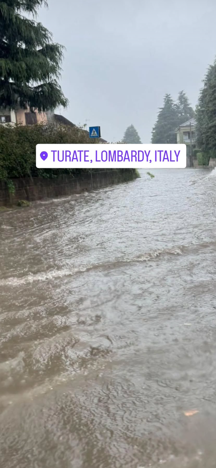 È allerta meteo per il 2 giugno: sottopasso allagato a Turate, ora riaperto