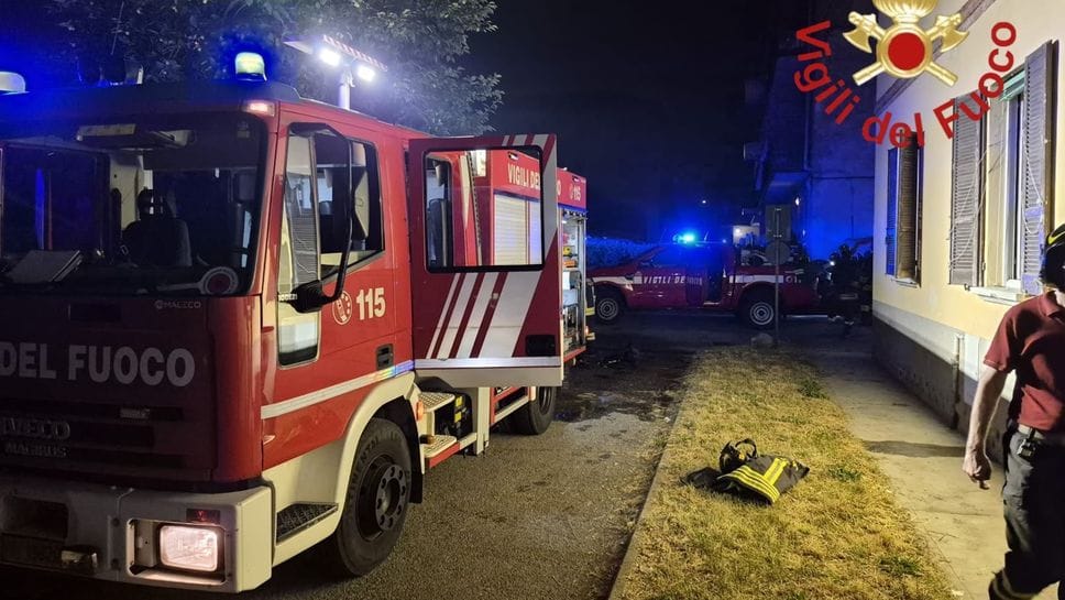 Appartamento a fuoco a Lomazzo: morto un uomo di settant’anni