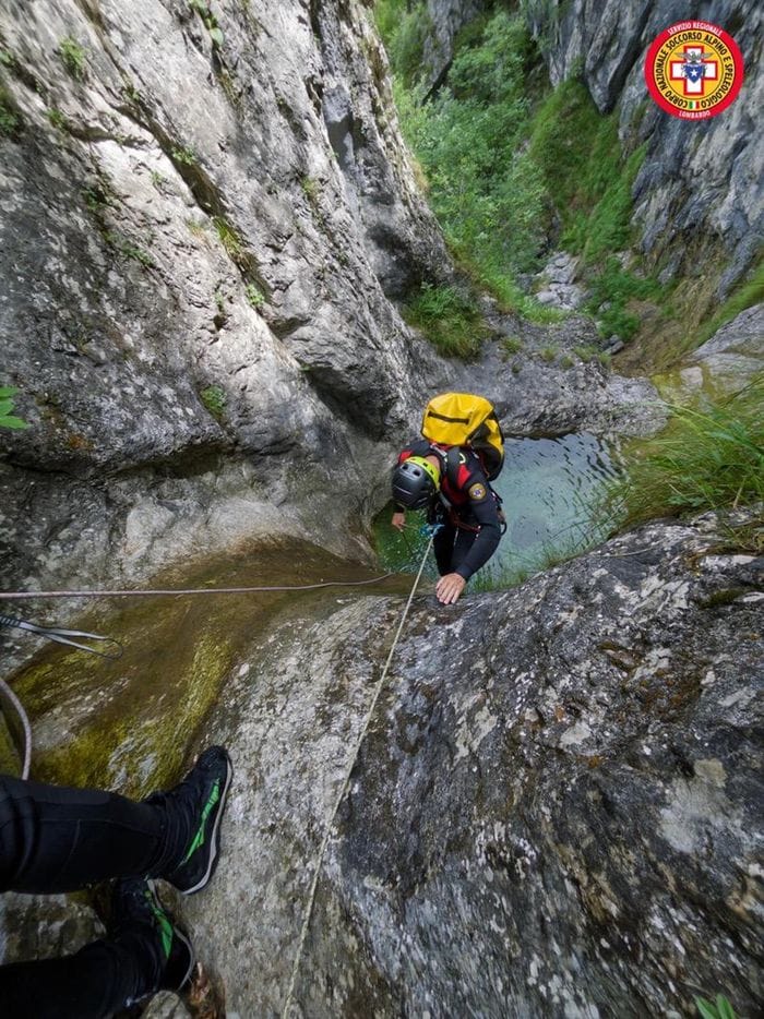 Soccorso alpino regionale, giornata di esercitazioni a Valbrona