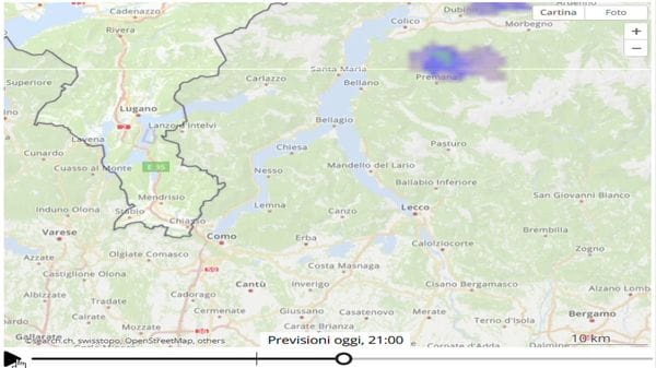 Temporali in arrivo nel tardo pomeriggio del 29 giugno