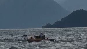 Turiste straniere in balia delle onde a Bellagio. Le salva l’idroambulanza