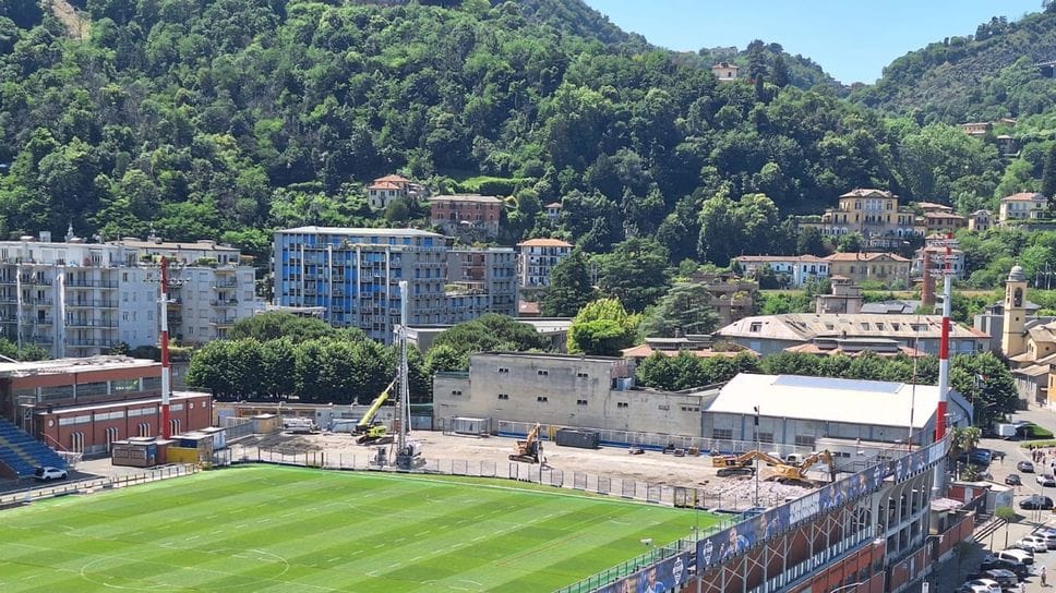 Lavori allo stadio: operativa la trivella per le fondamenta