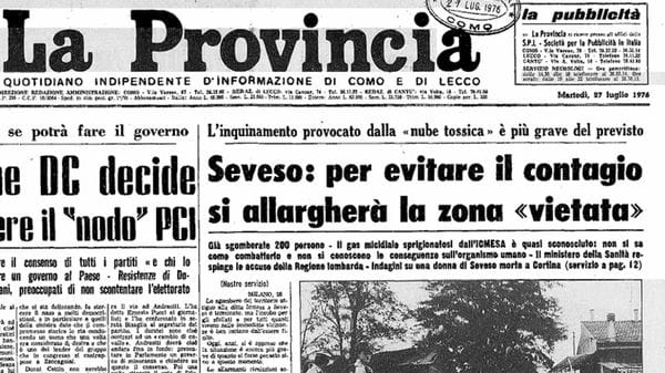 Seveso, cinquant’anni fa il disastro che sconvolse la Brianza