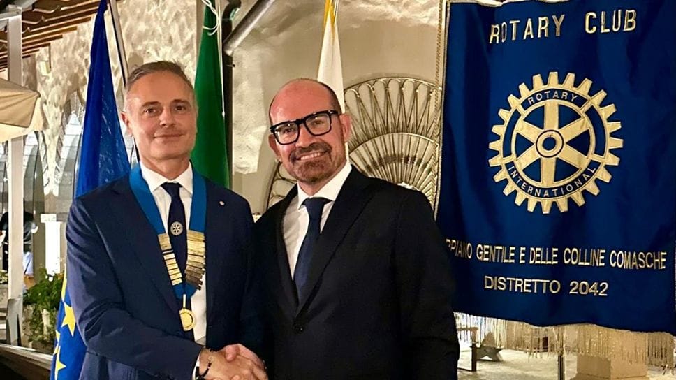 Nuovo presidente al Rotary Appiano e Colline Comasche: tocca a Broglia