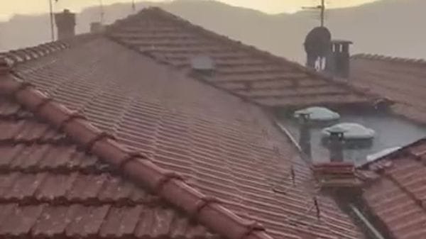Allerta temporali: grandine a Cernobbio