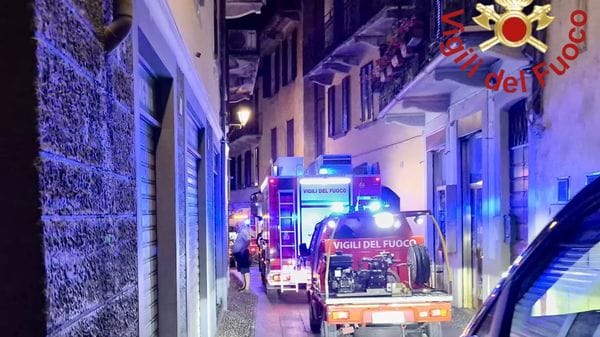 Bellagio, incendio in un B&b: quindici persone evacuate. Due appartamenti dichiarati inagibili 