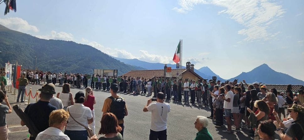 Da tutta Italia a Cavargna per il campo scuola degli Alpini