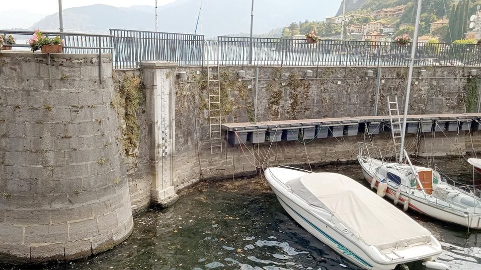 Il Lario è 60 centimetri sotto la media stagionale