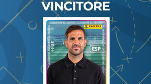 Fabregas mister dell’anno: una figurina speciale Panini