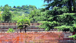 Villa Olmo, cantiere lumaca. Le serre possono aspettare