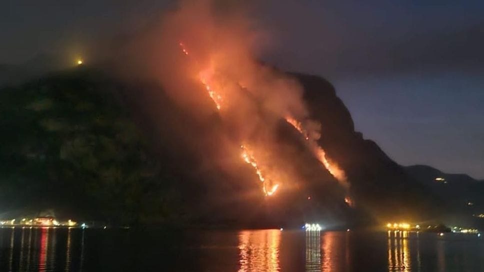 Rischio incendi nel Comasco: «Serve responsabilità da tutti»