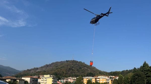 La pioggia non è bastata: anche stamattina lanci d’acqua sul monte Goj