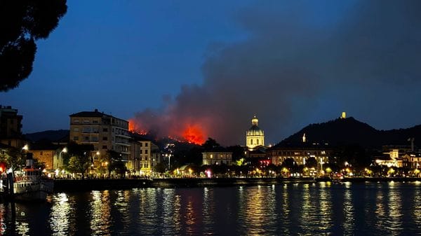 Monte Goj, la Procura di Como apre un fasciolo per “incendio boschivo colposo”