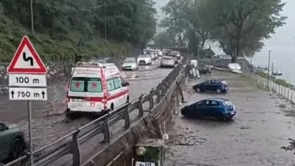 Regina riaperta a Domaso, si teme per la nuova perturbazione
