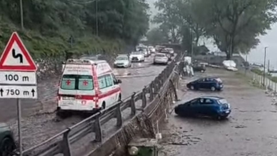 Maltempo e conta dei danni in Alto lago: chiesto lo stato d’emergenza