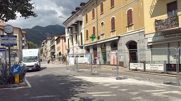 Cantiere a una svolta: riapre corso 25 Aprile, ma solo in un senso
