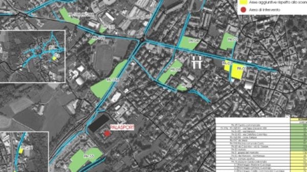 Arena di Cantù, dubbi sul piano parcheggi. Secondo il Pd i conti non tornano