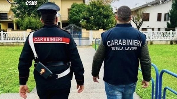 Lavoratore in nero e violazioni sulla sicurezza: sospesa un’attività a Vertemate