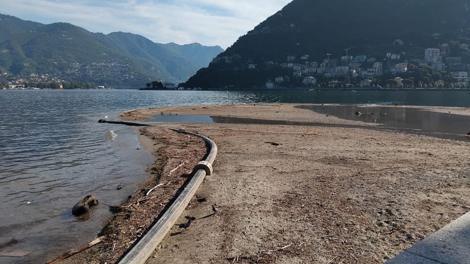 Sorpresa, il lago si riempie. Ma la risalita dura poco