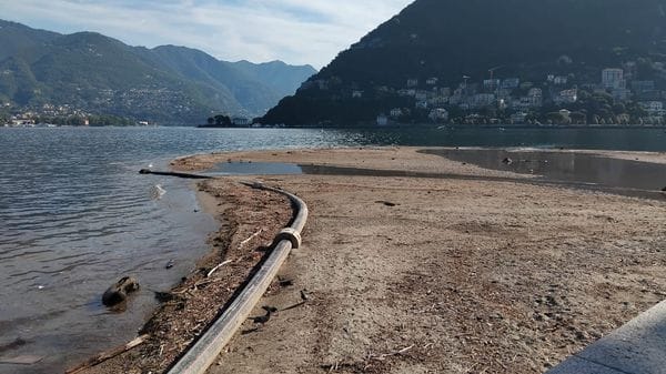Sorpresa, il lago si riempie. Ma la risalita dura poco