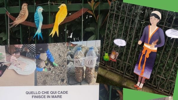 “Quello che qui cade finisce in mare”, mostra diffusa nelle vie del centro