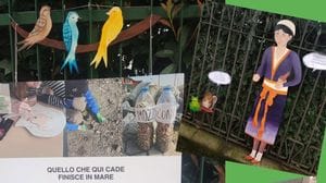 “Quello che qui cade finisce in mare”, mostra diffusa nelle vie del centro