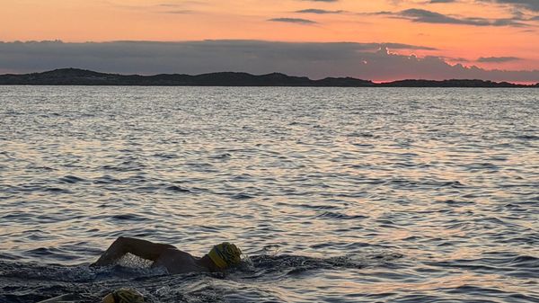 Silvano & co, che impresa A nuoto attraverso le Bocche di Bonifacio