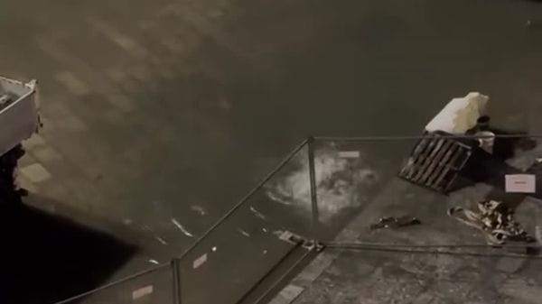 Lungolago: acqua dai tombini