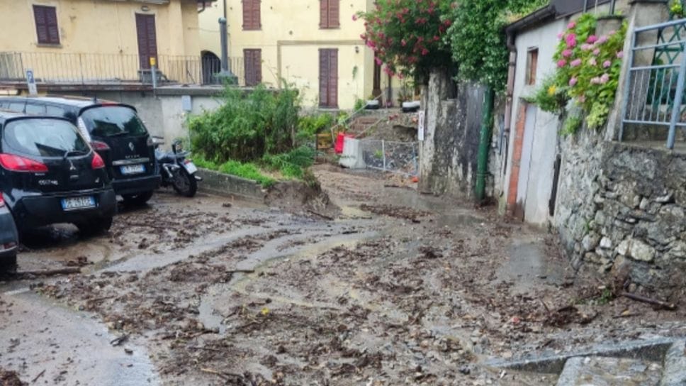 A Blevio il fango fa ancora paura. Danni a Capovico e Meggianico