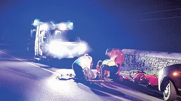 Giovane investito a Caslino Lotta per la vita in ospedale