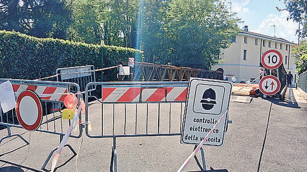 Il ponte Bailey è ancora rotto Resterà chiuso altri dieci giorni