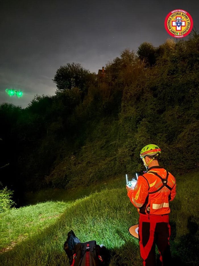 Donna scomparsa a Civenna: le ricerche del Soccorso alpino