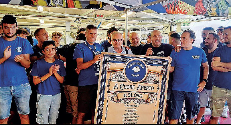 Eagles “a cuore aperto”: 50mila euro in dono alle associazioni