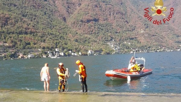 Individuato il corpo del turista che si era tuffato a Nesso: recupero in corso 