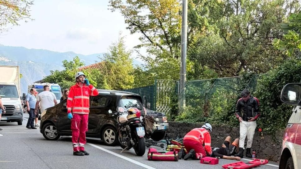 Auto rubata e investimento a Brienno: i due ciclisti restano gravi