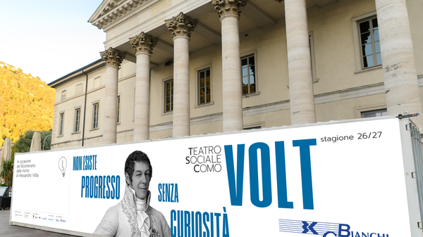 La scintilla di Volta accesa in piazza Verdi: verso la stagione del Teatro Sociale 