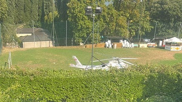 Stop agli elicotteri Vip al centro sportivo: «Non avevano il via libera del Comune»
